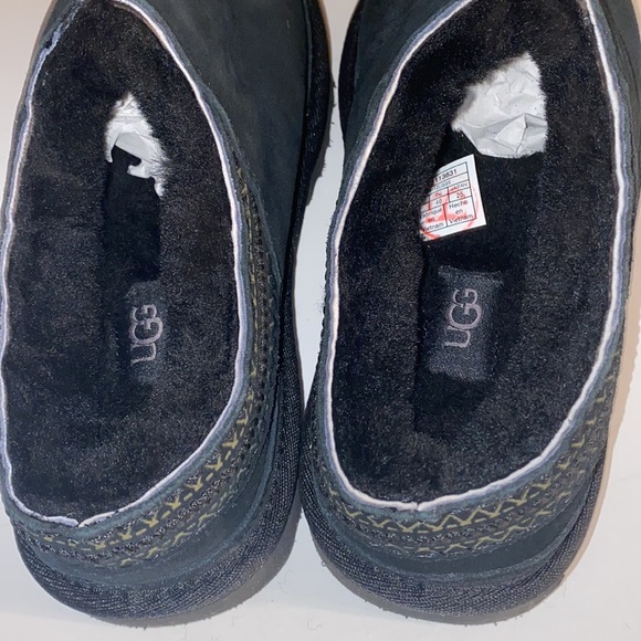 - MEN UGG NEUMAN BLACK SLIP ON SLIPPERS #7 - Picture 8 of 10